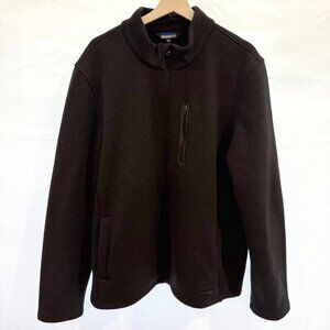 Sunice Storm Pack Sweater Jacket Black Full Zip Mens Size XL Pockets Warm Layer